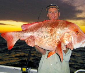 Peter with 16kg+ red emperor landed at the wide grounds.